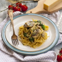 Spinach and Mushroom Pasta