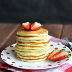 Pancakes with Strawberries