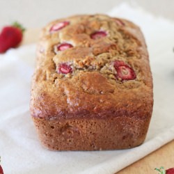 Whole Wheat Strawberry Banana Bread