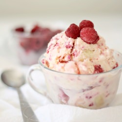 Semi-Homemade Raspberry Ice Cream