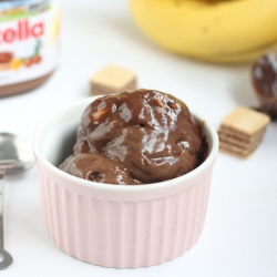 Nutella Banana Ice Cream