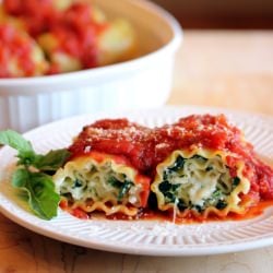 Spinach and Cheese Lasagna Roll-ups