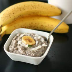 Banana Coconut-Cream Chia Pudding