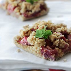 Rhubarb&Ginger Squares