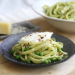 Pasta with Ramp Pesto