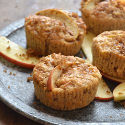 Healthy Banana and Apple Muffins