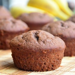 Dark Chocolate Banana Muffins