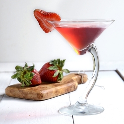 Strawberry Vodka Martini