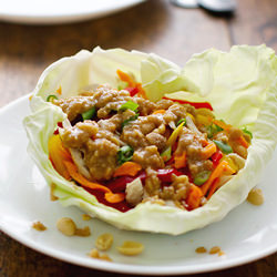 Light Thai Chicken Lettuce Wraps