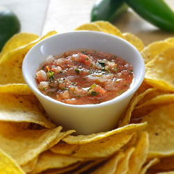 Oven Roasted Salsa