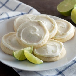 Soft Sugar Cookies with Frosting