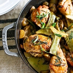 One Pot Chicken with Artichokes