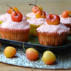 Lemon Cherry Cupcakes