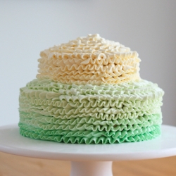 Ombre Tinkerbell Cake