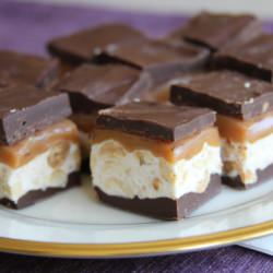 Homemade Snickers Bars