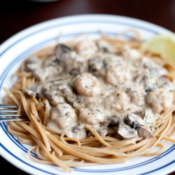 Shrimp Fettucine Alfredo