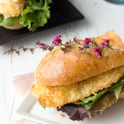 Baked Tilapia Sandwich