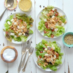 Grape Jicama Walnut Salad