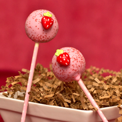 Strawberry Banana Cake Pops