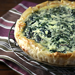 Goat Cheese, Chard and Herb Pie