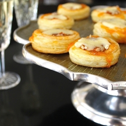 Apricot Pecan & Brie Mini Tarts