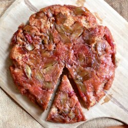 Rhubarb Upside-Down Cake