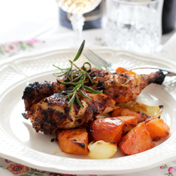 Grilled Bavarian Spring Chicken