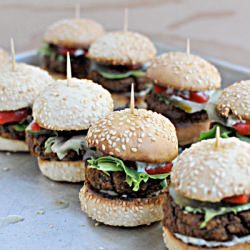 Black Bean & Sweet Potato Sliders