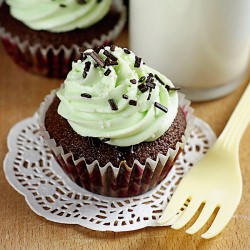 Chocolate Mint Cupcakes