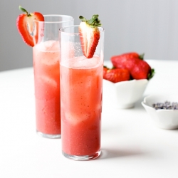 Strawberry Lavender Cocktail