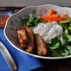 Vietnamese Noodle Bowl with Pork