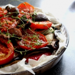 Tarte with Roasted Vegetables