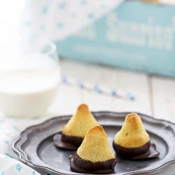 Coconut Lime Chocolate Biscuits