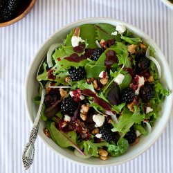 Blackberry Chèvre Salad