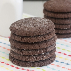 Chewy Chocolate Sugar Cookies