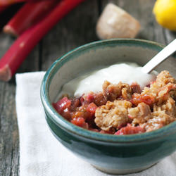 Rhubarb Crumble