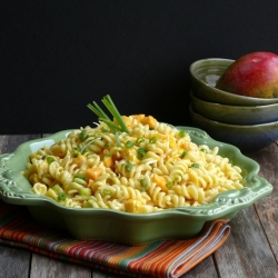 Mango & Papaya Pasta Salad