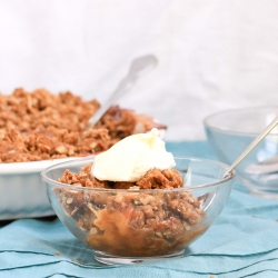 Caramelized Banana Crisp