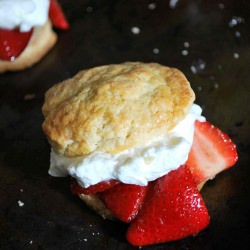 Balsamic Strawberry Shortcakes