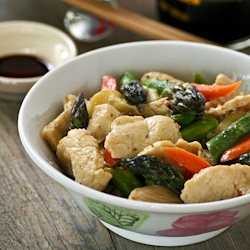 Chicken Asparagus Stir Fry