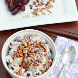 Sweet & Creamy Grape Salad