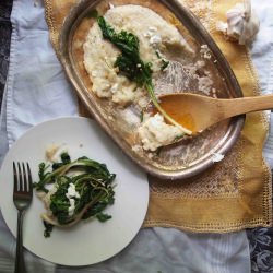 Sautéed Ramps & Hominy