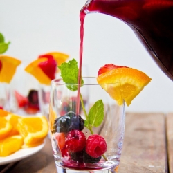 3 Berry Red Wine Sangria