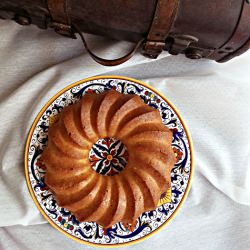 Violet Ring Shaped Cake