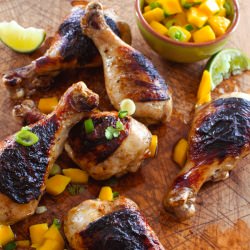 Grilled Chicken with Mango Salsa