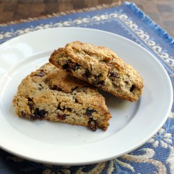 Hazelnut & Sour Cherry Cream Scones