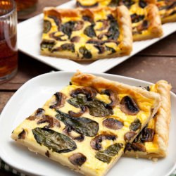 Spinach and Mushroom Tart