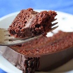 Chocolate Lard Bourbon Cake