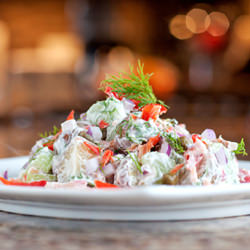 Smoked Salmon Potato Salad