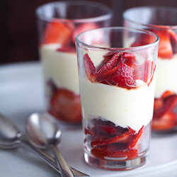 Strawberry Lemon Coconut Parfaits